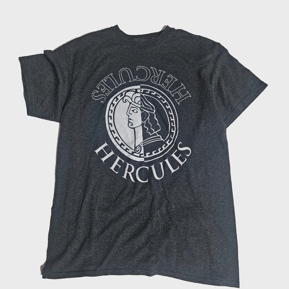 Disney Hercules Dark Gray Short Sleeve T-Shirt Men's Size Medium